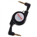 65CM-Length Retractable Stereo Audio Male to Male 