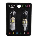 T10 SMD5050 5 LED Car Signal Light Wedge Bulb with