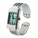 Bracelet Design Quartz Wrist Watch with Silver Ste