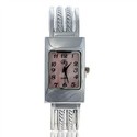 Bracelet Style Quartz Wrist Watch with Silver Stee