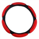 Comfortable Steering Wheel Cover with 3D Flocking 