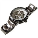 IK Colouring 98226G Men Round Steel Mechanical Wri