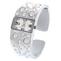 Bracelet Wrist Watch with Rectangle Dial