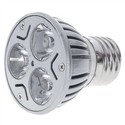 E27 3-LED 3W 100~265V 240 Lumens Light Bulb with W