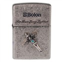 Bolon Oil Lighter Metallic Lighter with Death Cros