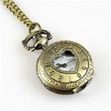 Antique Style Roman Pocket Watch Metal Watch with 