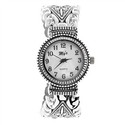 Quartz Wrist Watch with Round Dial & Metal Watch B