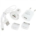 Mini-type 5-in-1 Charger Kit for iPhone4/iPad/Sams