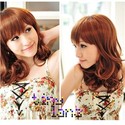 Hot Rinka Wig Long Curly Wig Hair with Neat Eyebro