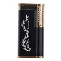 Flame Pattern Styles Metal Cigarette Lighter Butan