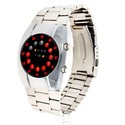 Stylish Red LED Light Wrist Watch with Adjustable 