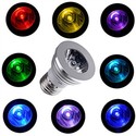 E27 LED RGB Color Changing Light Bulb with Wireles