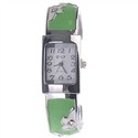 Floral Bracelet Style Wrist Watch Metal Watch with