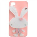 Lovely 3D Rabbit Style Hard Protective Back Case w