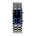 Stainless Steel LED Digital Watch for Female with 