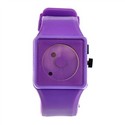 Creative Wrist Watch with Dot Design Clock Hands (