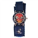 Clumsy Panda Pattern Red Dial Wrist Watch with Nyl