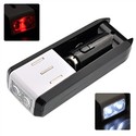 Car Charger White & Red LED Flashlight Rechargeabl