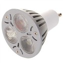 GU10 3W 300 Lumen LED Light Lamp with 3 LED Bulbs 