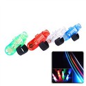 Stylish LED Laser Finger Light with Black Elastic 