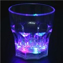 Plastic Wine Cup with 6 Colored LED Light