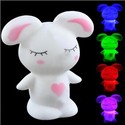 Lovely Rabbit Shaped Color Changing LED Small Nigh