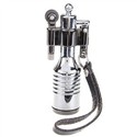 Compact Wine Bottle Shape Oil Lighter with Leather