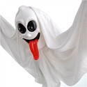 Hanging Shaking Ghost Toy with luminous Eyes & Sou