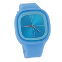 Cute Design Wrist Watch Silicone Sports Watch (Blu