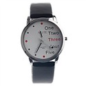 One to Five Design Round White Dial Quartz Wrist W