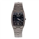 Tonneau Case Quartz Wrist Watch with Square Dial f