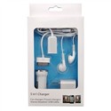 Mini 5-in-1 Travel Charger Kit for iPhone iPad iPo