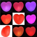 LED Heart Light Electronics Night Lamp with Colorf