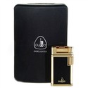 Chromed Butane Lighter with Protective Hard Case (