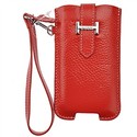 High-quality Protective Leather Case Pouch with St