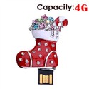 Delicate 4GB USB Flash Memory Drive Christmas Boot