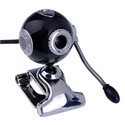 Portable 50M Ball Shaped USB PC Laptop Webcam (Bla