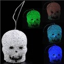 Halloween Style Crystal Particles Decorated Skull 