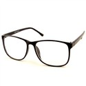 Vogue Big Eyeglasses Acetate Glasses Frame with Fl