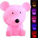 2-in-1 Cute Mouse Shaped Coin Bank Style LED Color