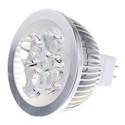 MR16 4-LED 4W 12V 360 Lumens 6500K Light Bulb with