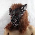 Eco-friendly Latex Wolf Head Mask for Balls Partie