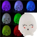 Likable Egg Doll Shaped 7 Color Changing LED Deskt