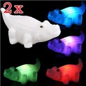 Lovely Crocodile Shape Design Color Changing LED D