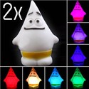 Lovely Pointed-head Doll Shaped Color Changing LED