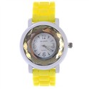 Diamond Shape Quartz Wrist Watch with Round Dial &