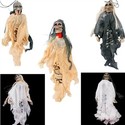 Small Scary Sound Control Ghost Skeleton Hanging T