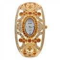 Splendid Golden Crown Style Bracelet Watch with Go