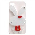 Lovely 3D Rabbit Style Hard Protective Back Case w