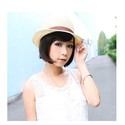 Stylish Lady Short BoBo Wig Hairstyle with Incline